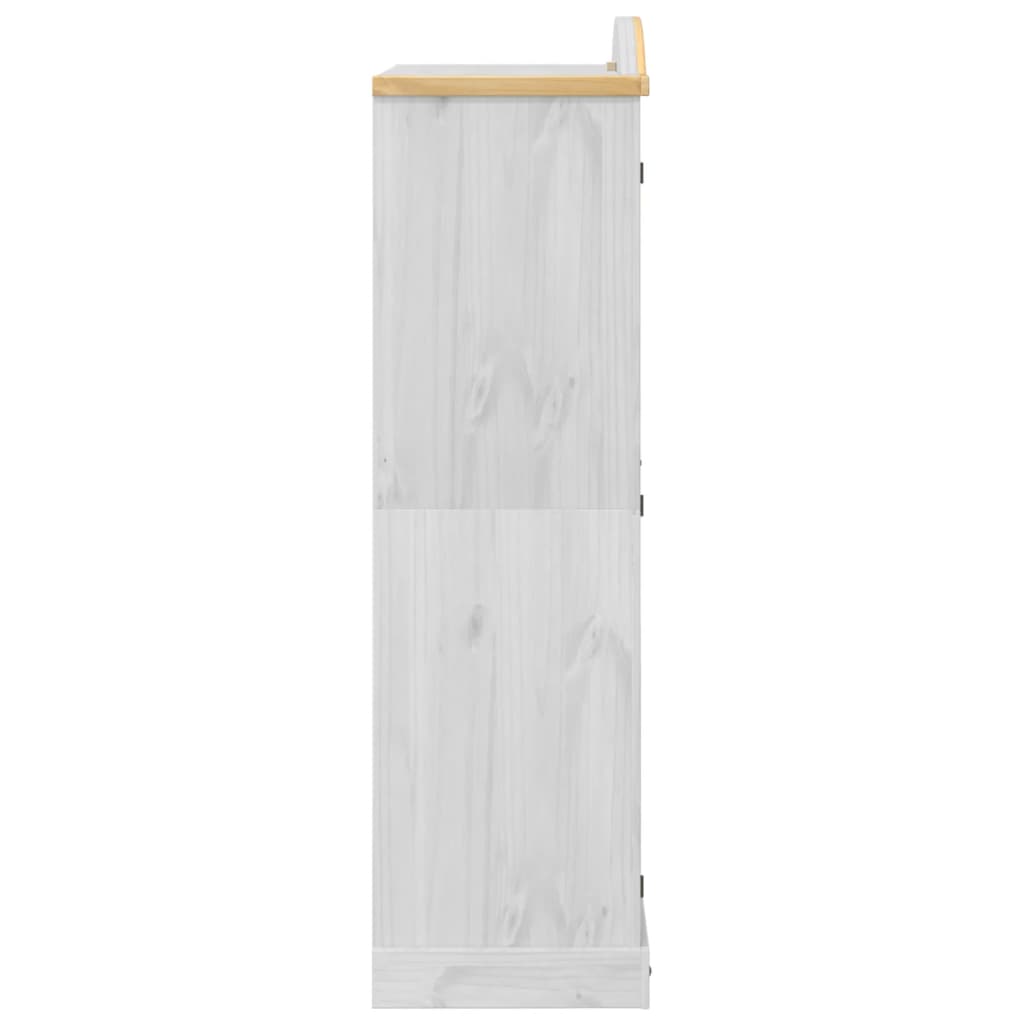 Klædeskab Corona 102x52x186 Cm Massivt Fyrretræ - Billede 5