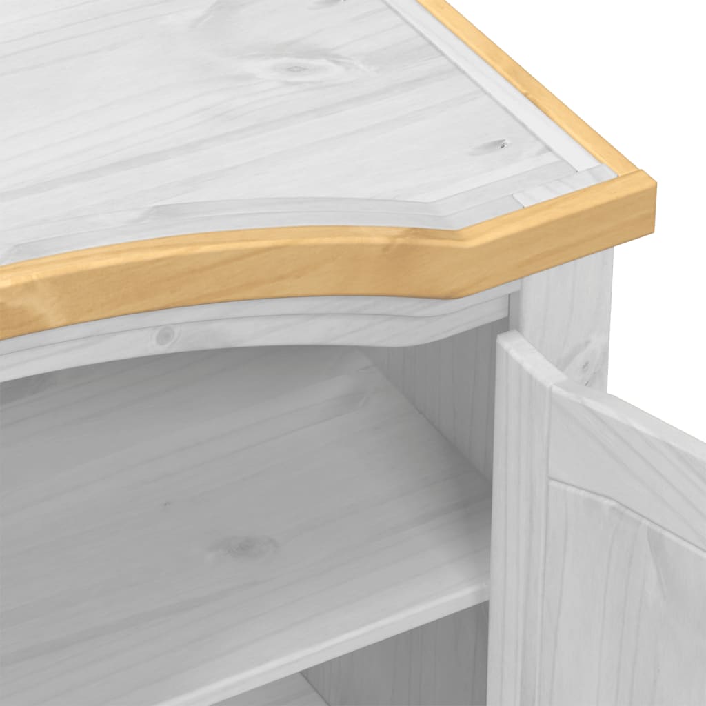 Klædeskab Corona 102x52x186 Cm Massivt Fyrretræ - Billede 7