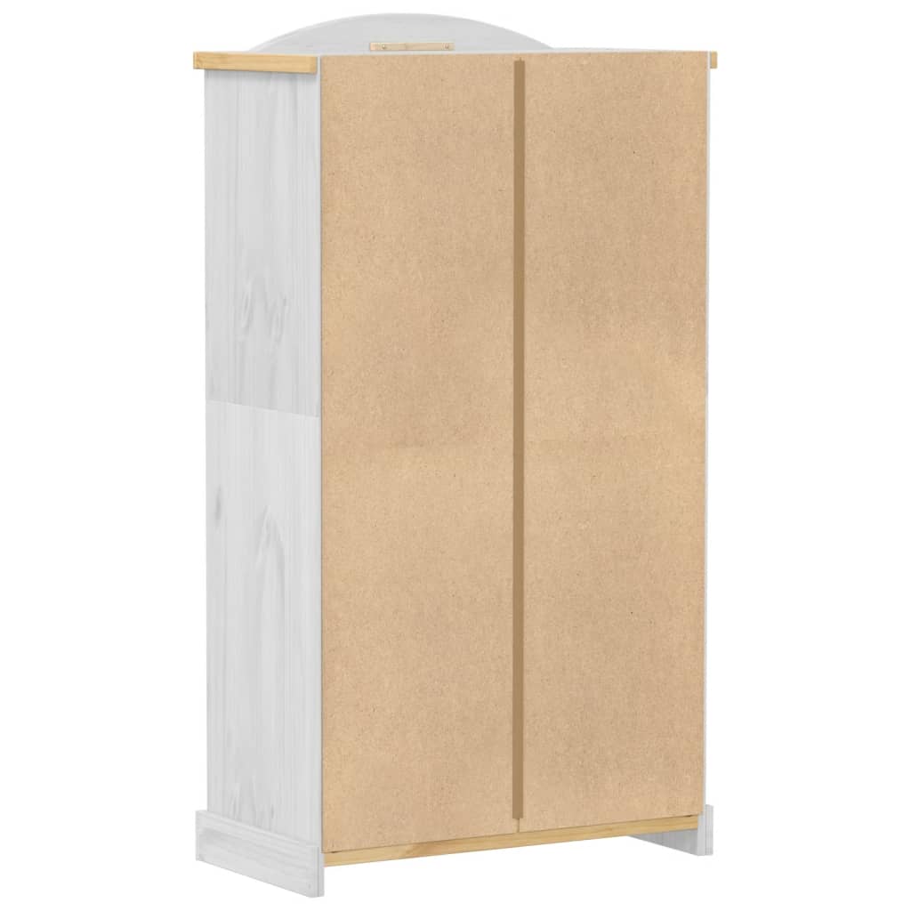 Klædeskab Corona 102x52x186 Cm Massivt Fyrretræ - Billede 6