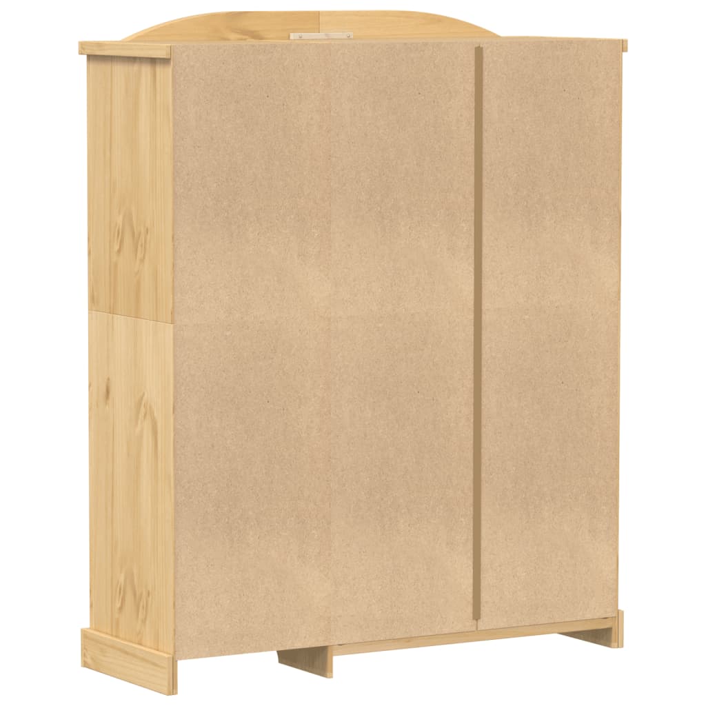 Klædeskab Corona 151,5x52x186 Cm Massivt Fyrretræ - Billede 6