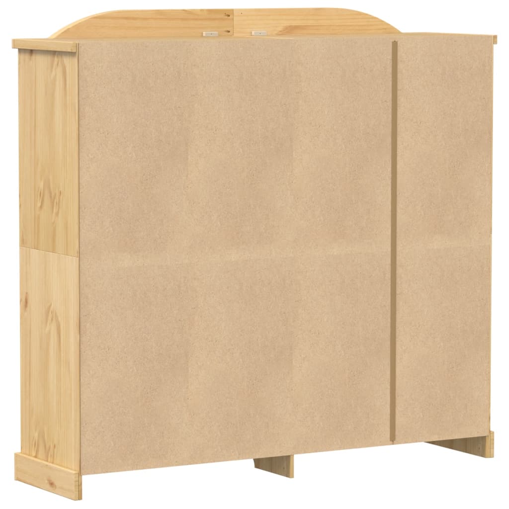 Klædeskab Corona 194x52x186 Cm Massivt Fyrretræ - Billede 6