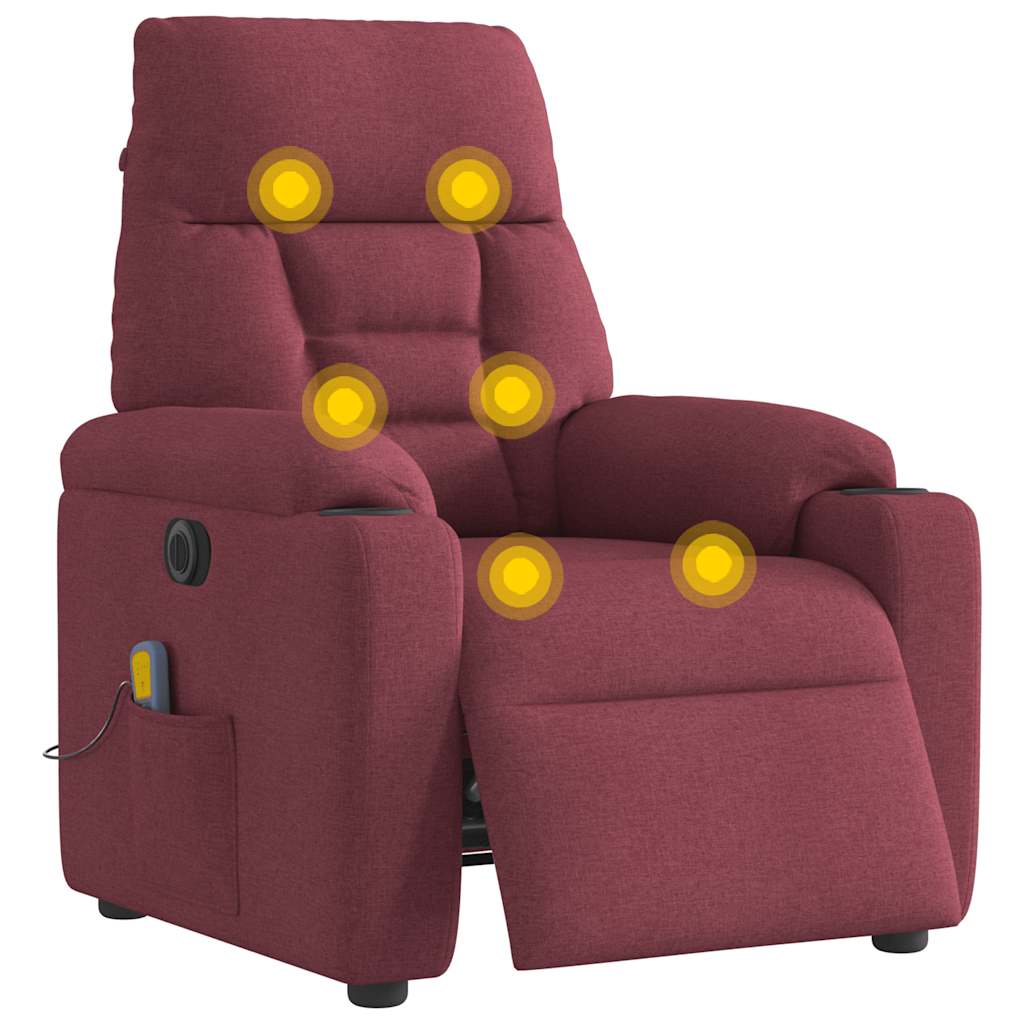 Massagestol Stof Vinrød