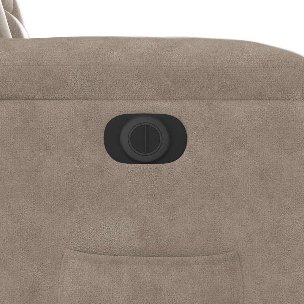 Massagestol Mikrofiberstof Gråbrun