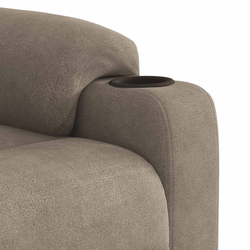 Massagestol Mikrofiberstof Gråbrun