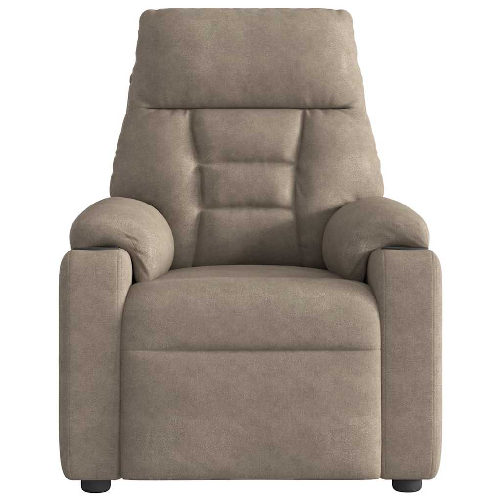 Massagestol Mikrofiberstof Gråbrun