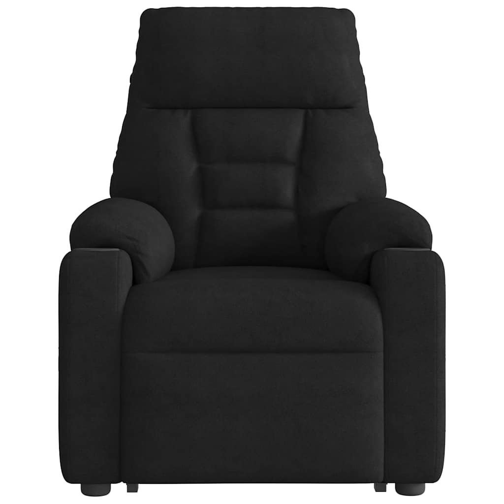 Løftestol Mikrofiberstof Sort
