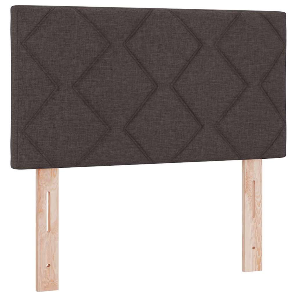 Hovedgærde Med Led -strimmellys Med Hovedgærde Brun 80 Cm Stof - Billede 2