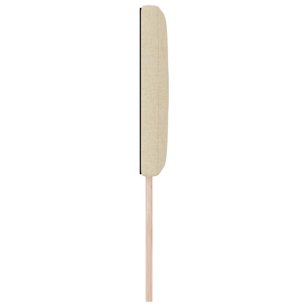 Hovedgærde Med Led -strimmellys Med Hovedgærde Creme 80 Cm Stof - Billede 7