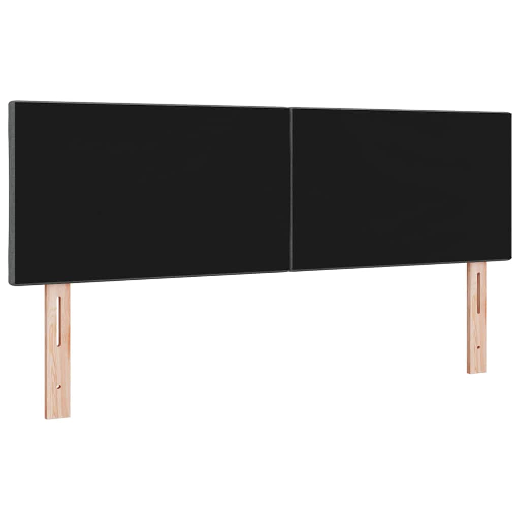 Hovedgærde Med Led -strimmellys Med Hovedgærde Grå 144 Cm Stof - Billede 7