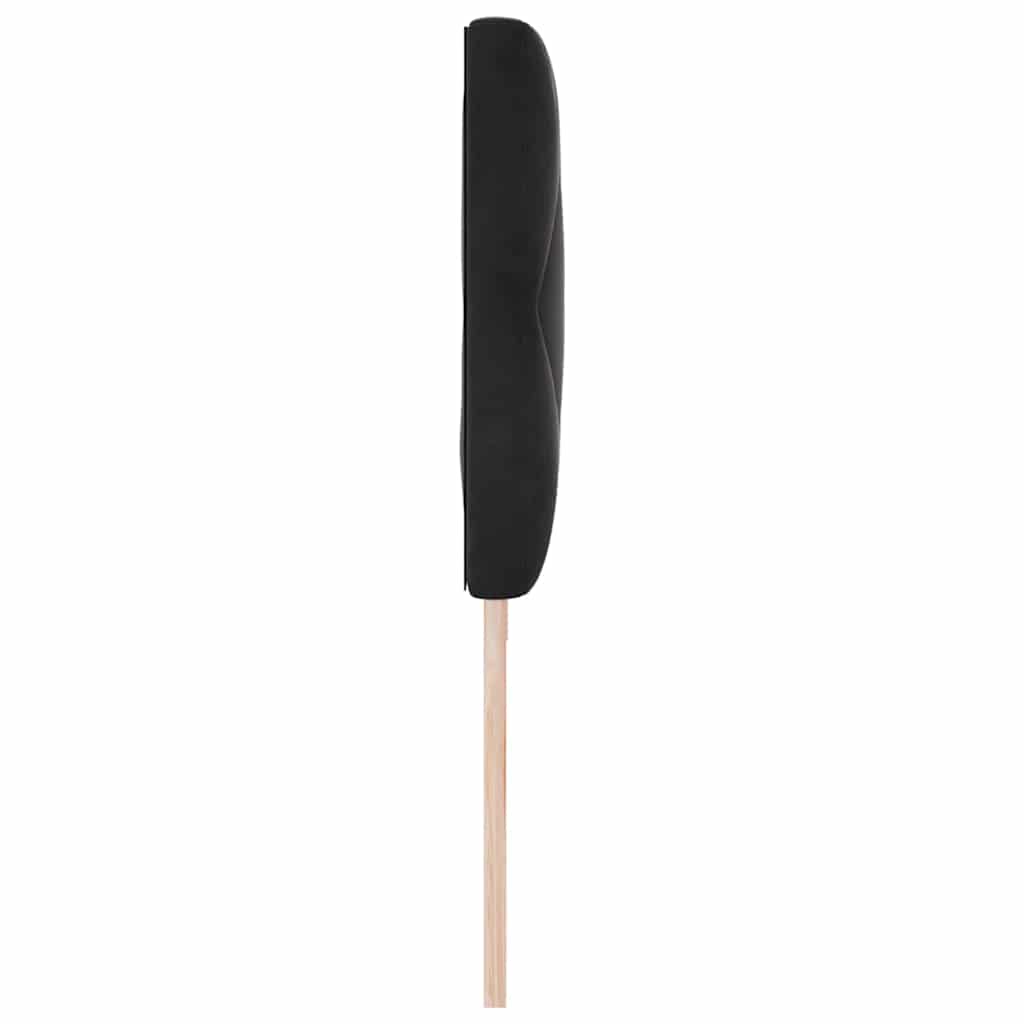Led-sengegavl Med Led -strimmellys Geometrisk Sort 200 Cm Fløjl - Billede 7