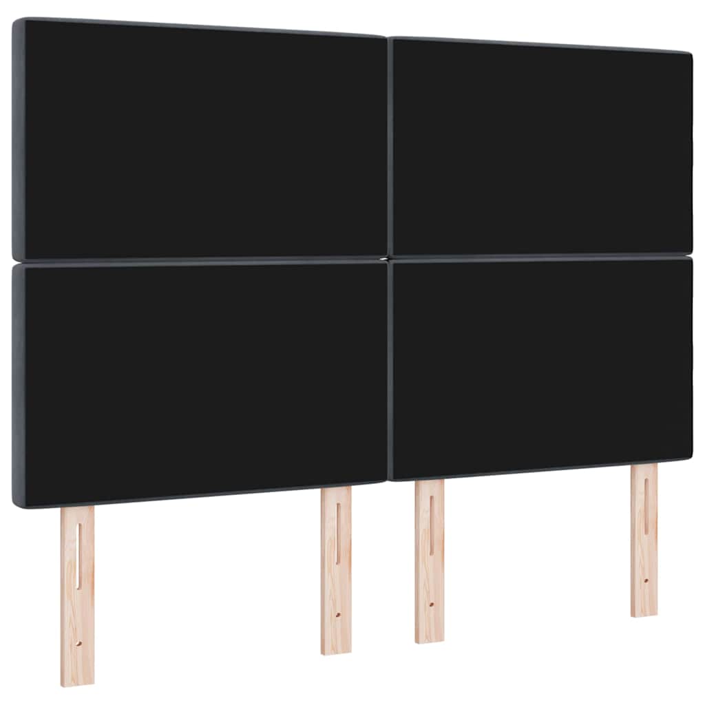 Led Sengegavl Med Led -strimmellys Argyle Mørkegrå 80 Cm Fløjl - Billede 8