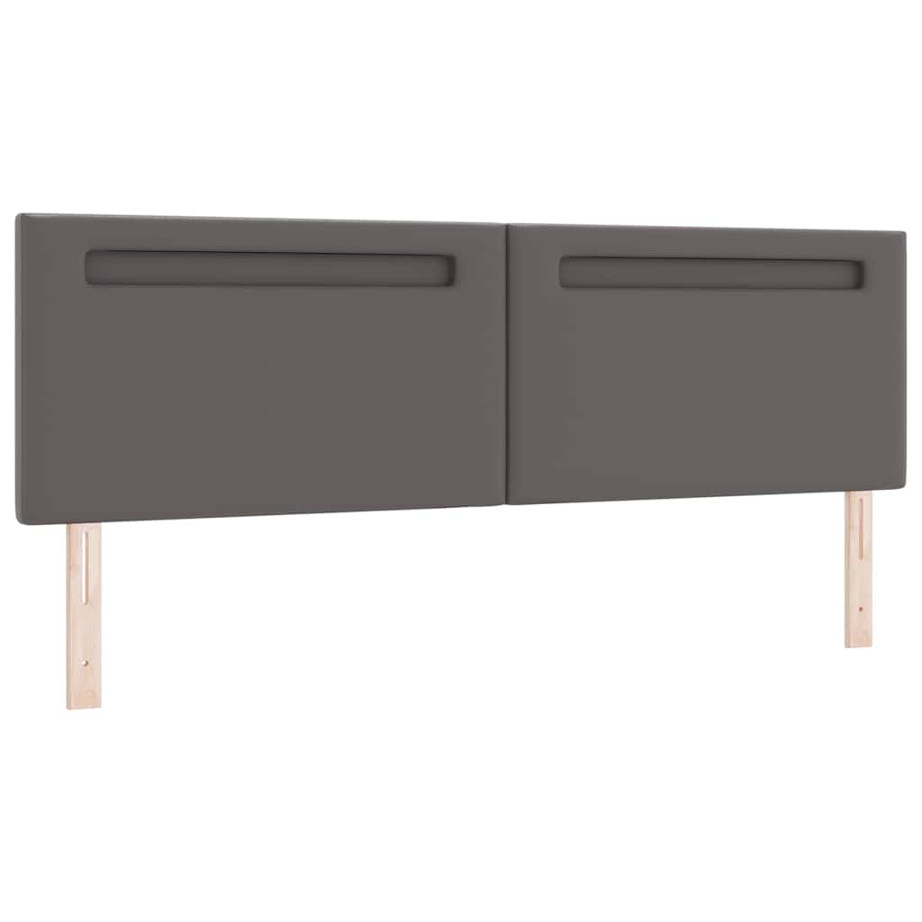 Sengeramme Med Madras Med Madras Grå 180 X 200 Cm Kunstlæder - Billede 7