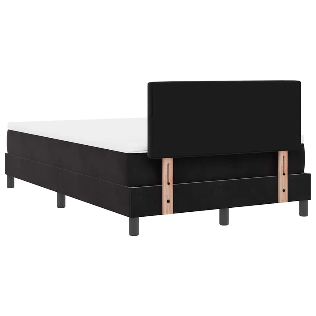 Boxmadras Seng Med Madras Med Madras Sort 120 X 190 Cm Stof - Billede 10