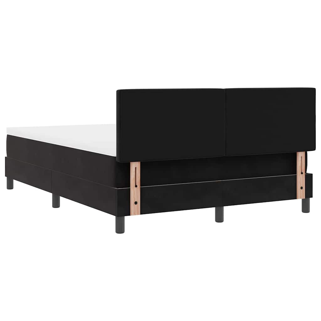 Boxmadras Seng Med Madras Med Madras Sort 140 X 200 Cm Stof - Billede 10