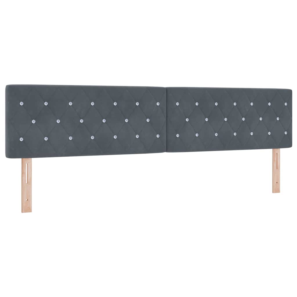 Boxmadras Seng Med Madras Med Madras Mørkegrå 200 X 200 Cm Stof - Billede 7
