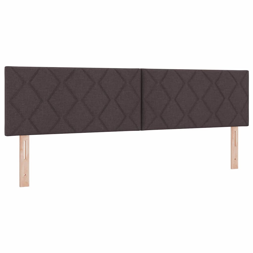 Boxmadras Med Topmadras Med Madras Mørkebrun 180 X 200 Cm Stof - Billede 5
