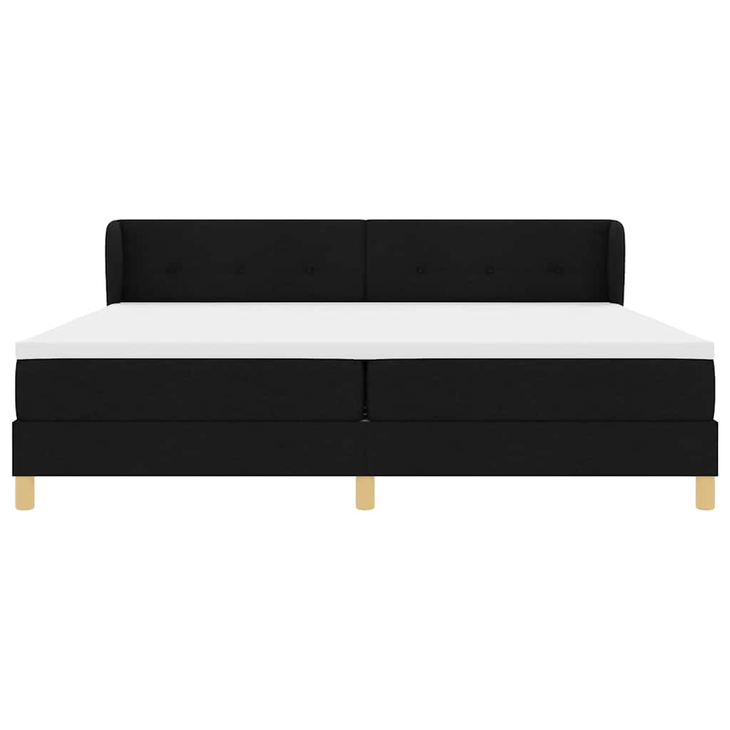 Boks Madrasseng Med Madras Creme 90x200 Cm Stof Med Madras Sort - Billede 8