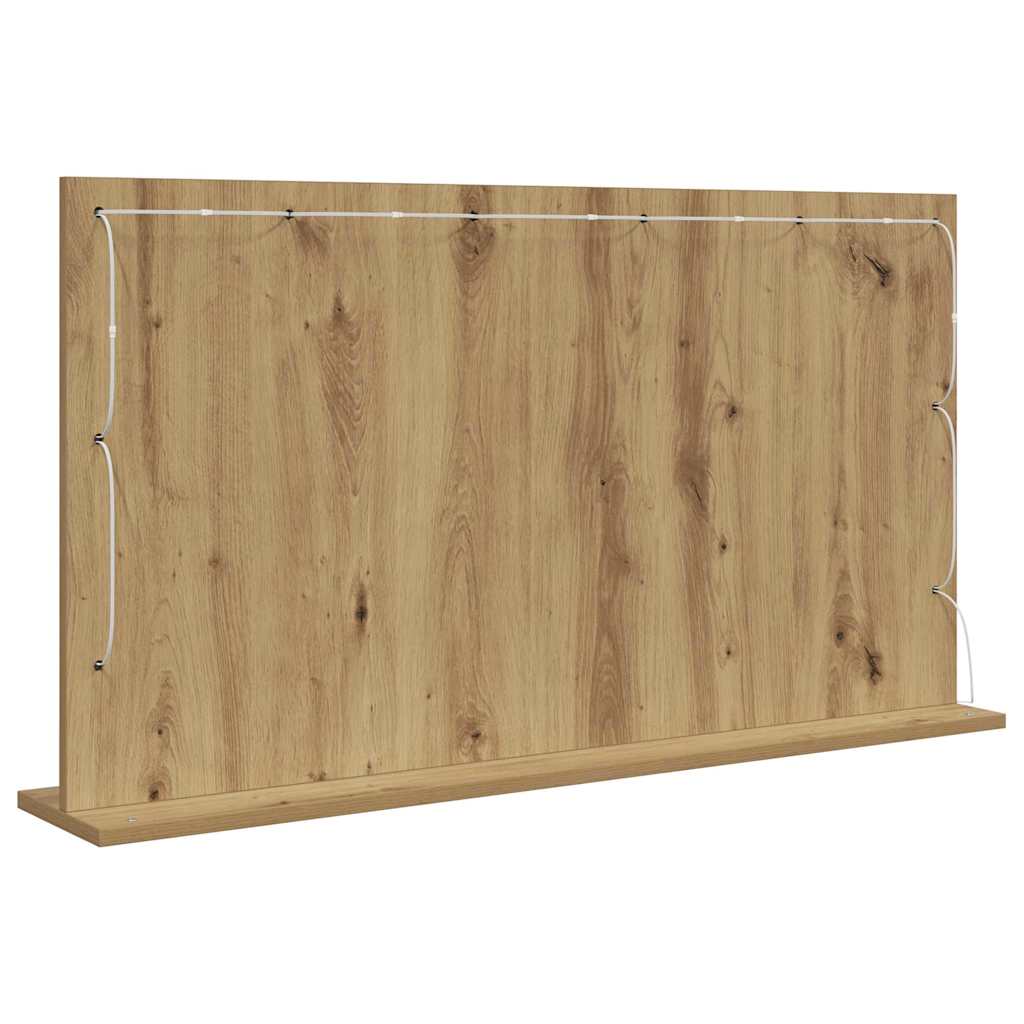 Vaskeskab Spejl Med Spejl Artisan Egetræ 100 X 55 X 18 Cm - Billede 6