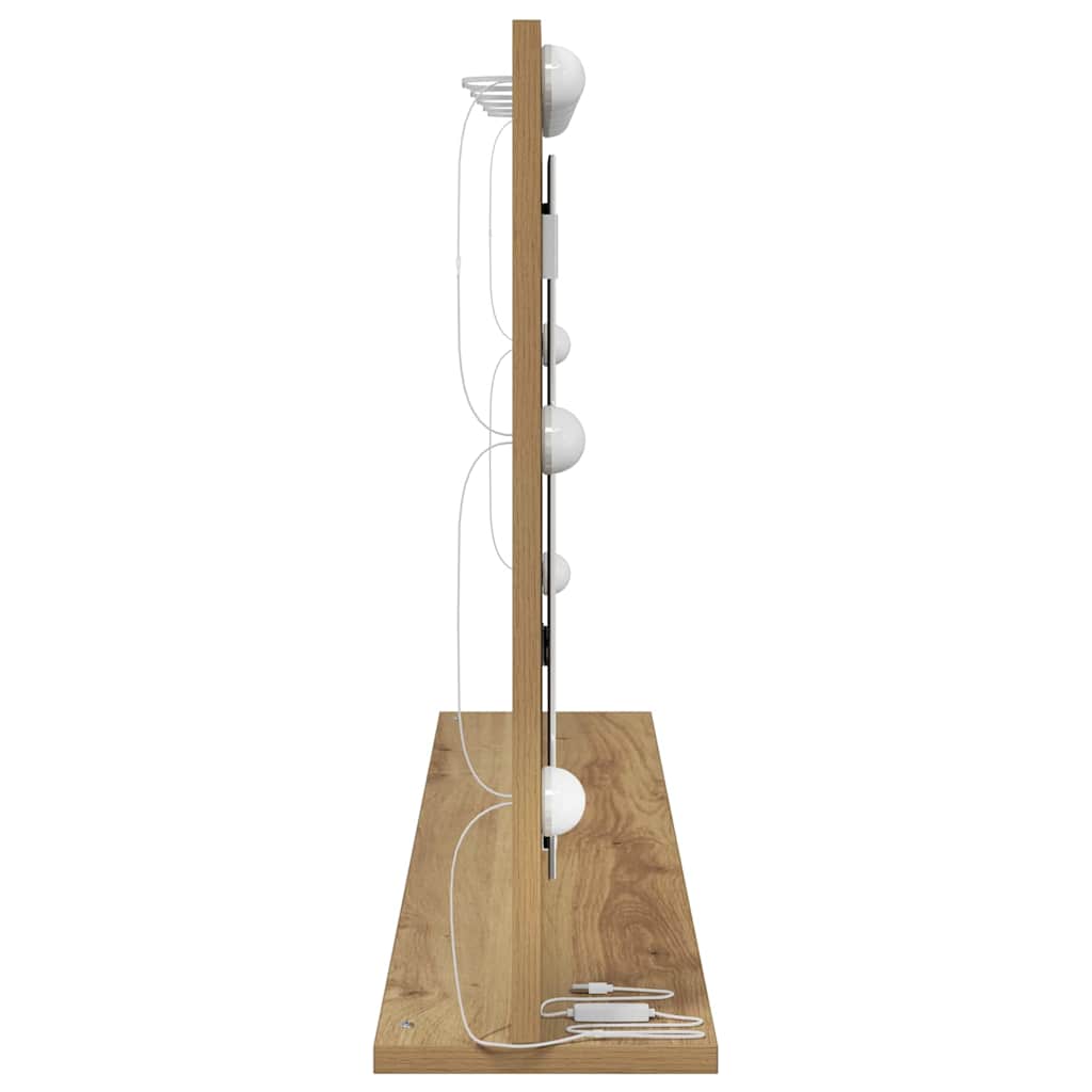 Vaskeskab Spejl Med Spejl Artisan Egetræ 100 X 55 X 18 Cm - Billede 5