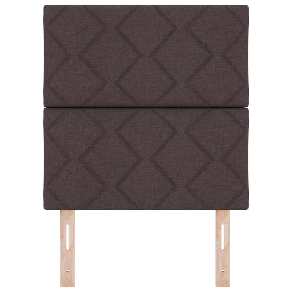 Stofseng Gavl Geometrisk Med Hovedgærde Mørkebrun 80 Cm Stof - Billede 4