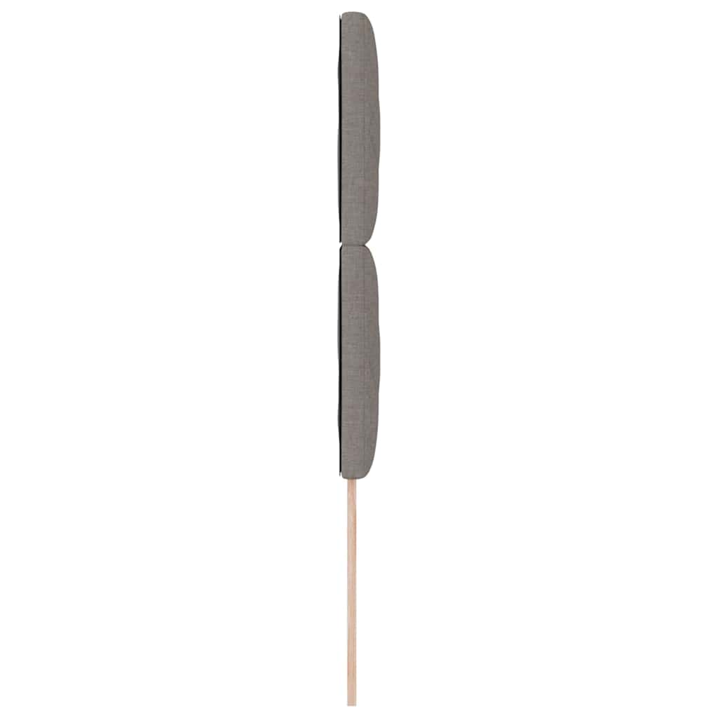 Stofseng Gavl Geometrisk Med Hovedgærde Gråbrun 100 Cm Stof - Billede 5