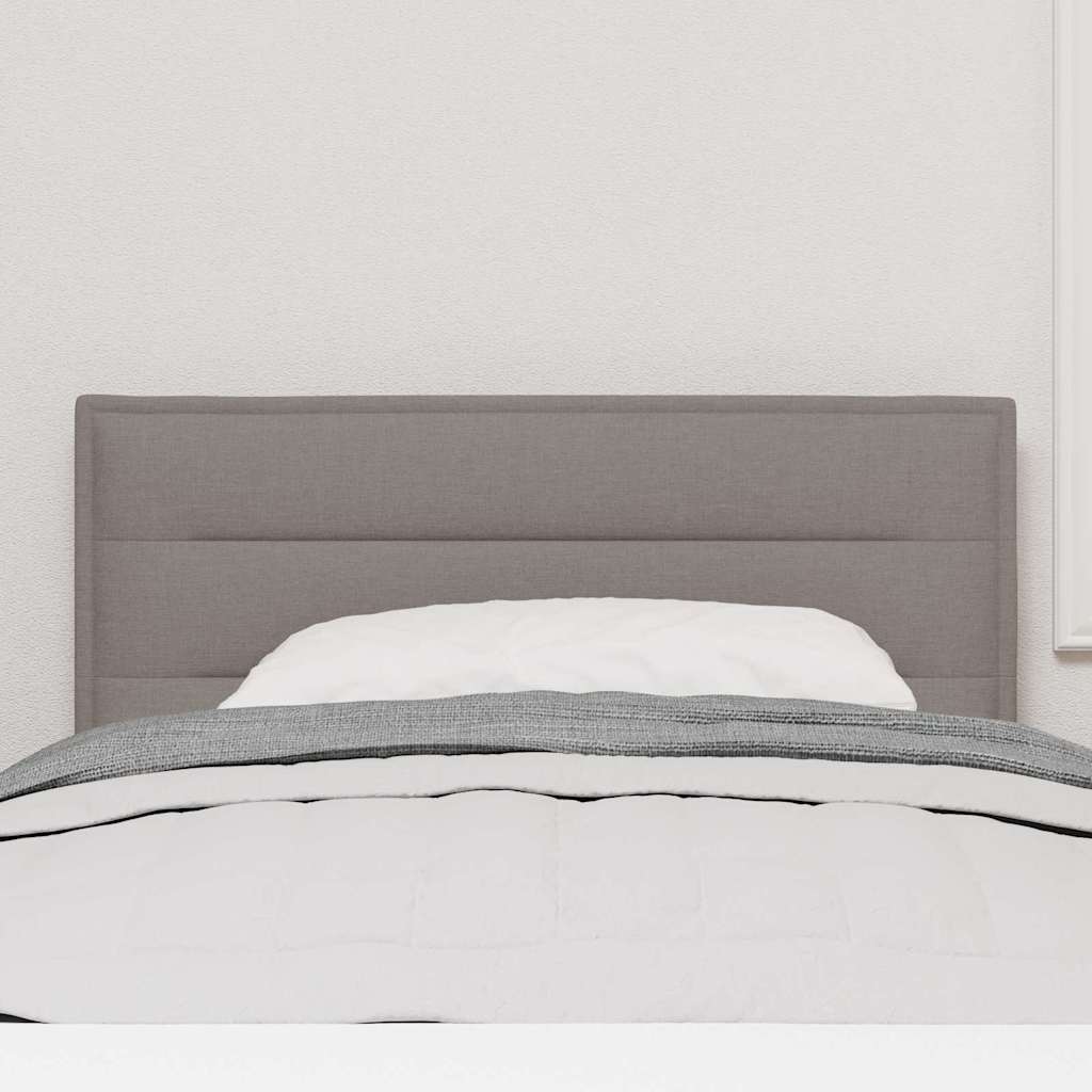 Led Sengegavl Med Led -strimmellys Gråbrun 80 Cm Stof - Billede 4