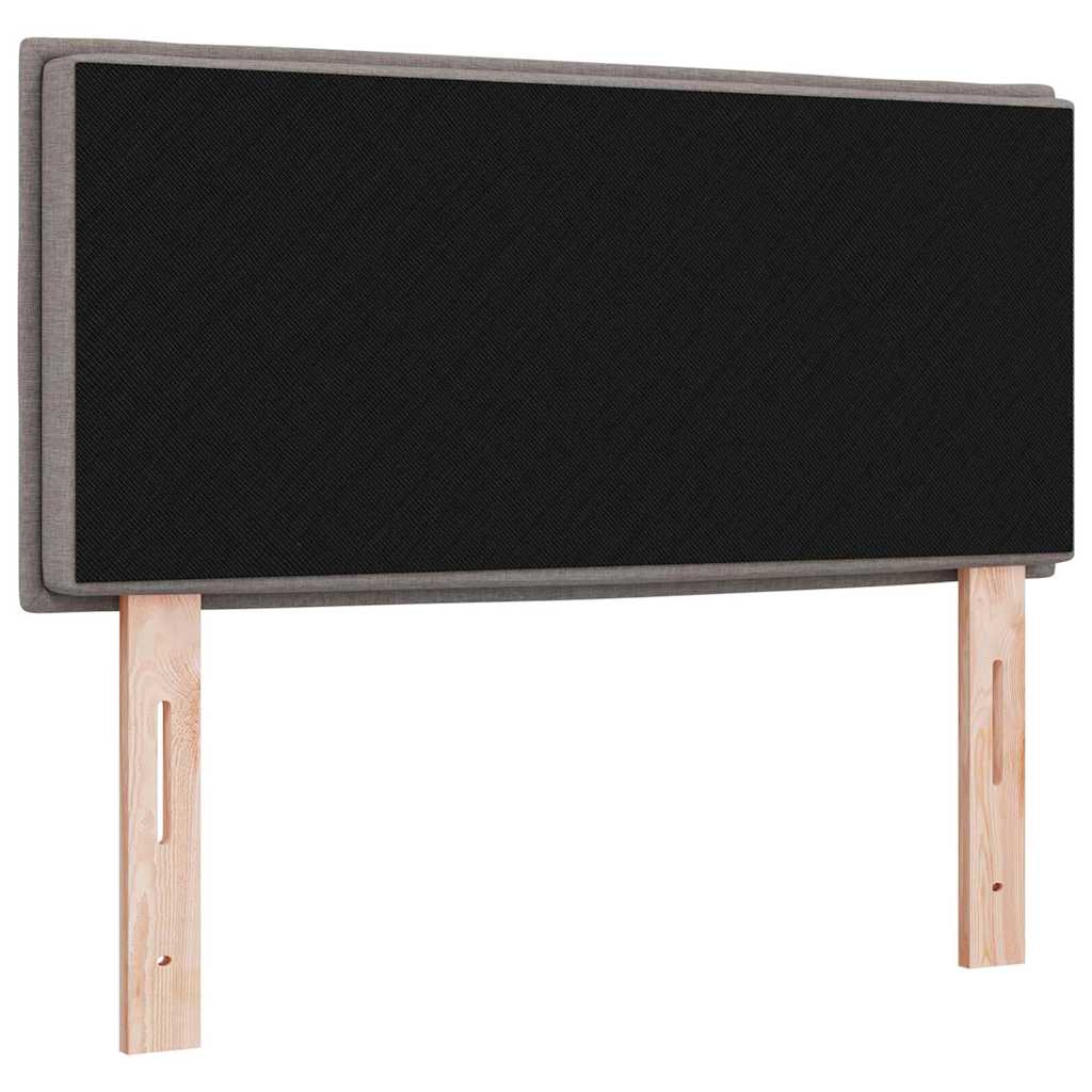 Led Sengegavl Med Led -strimmellys Gråbrun 80 Cm Stof - Billede 8