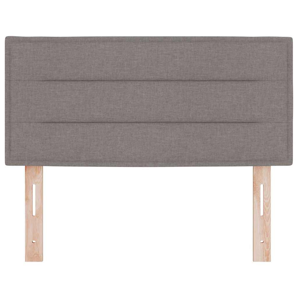 Led Sengegavl Med Led -strimmellys Gråbrun 80 Cm Stof - Billede 6