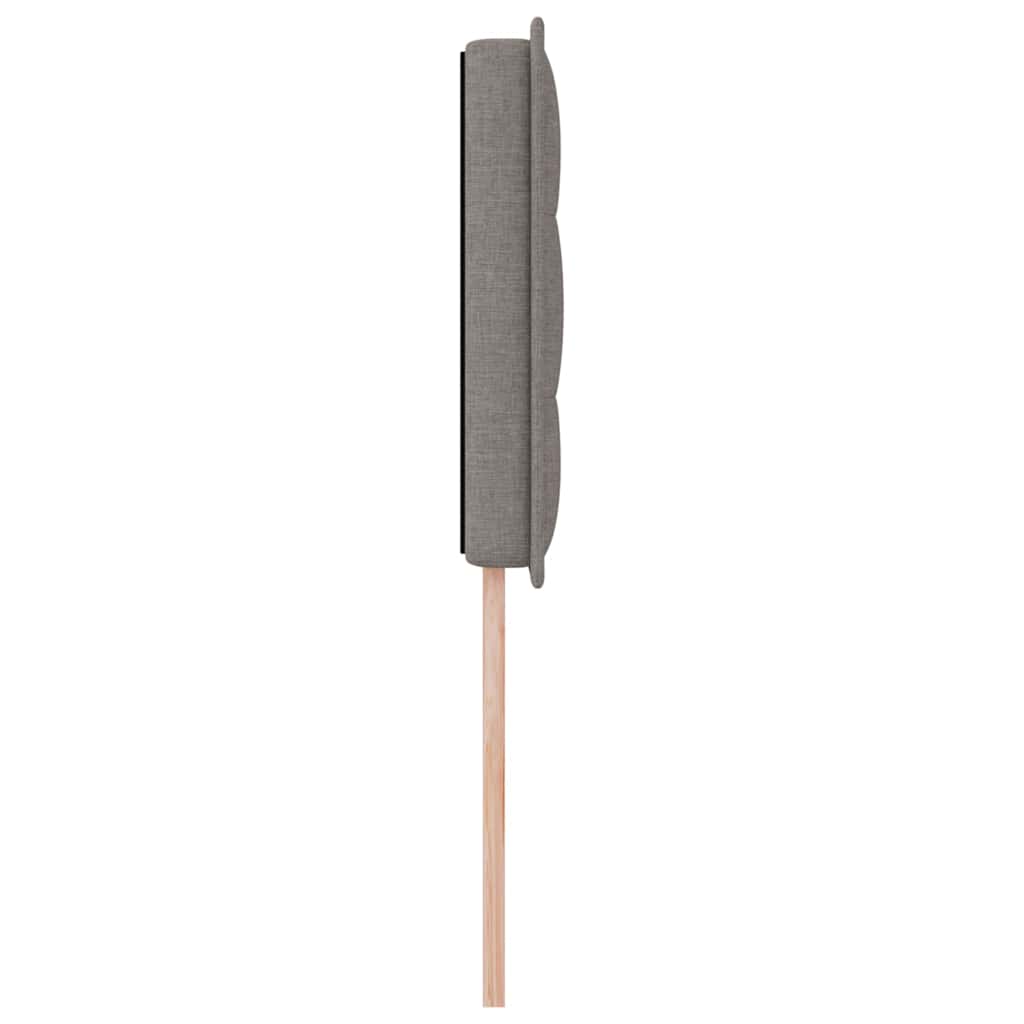 Led Sengegavl Med Led -strimmellys Gråbrun 80 Cm Stof - Billede 7
