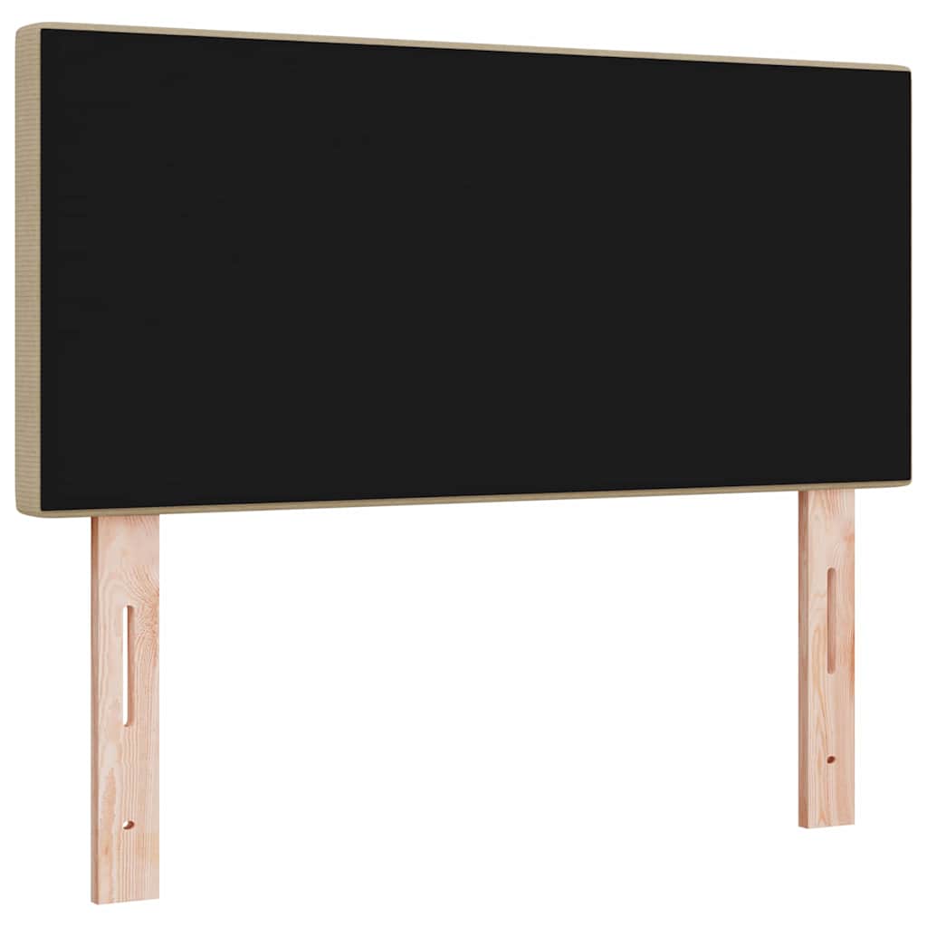 Led Sengegavl Med Led -strimmellys Grå Grøn 90 Cm Stof - Billede 8