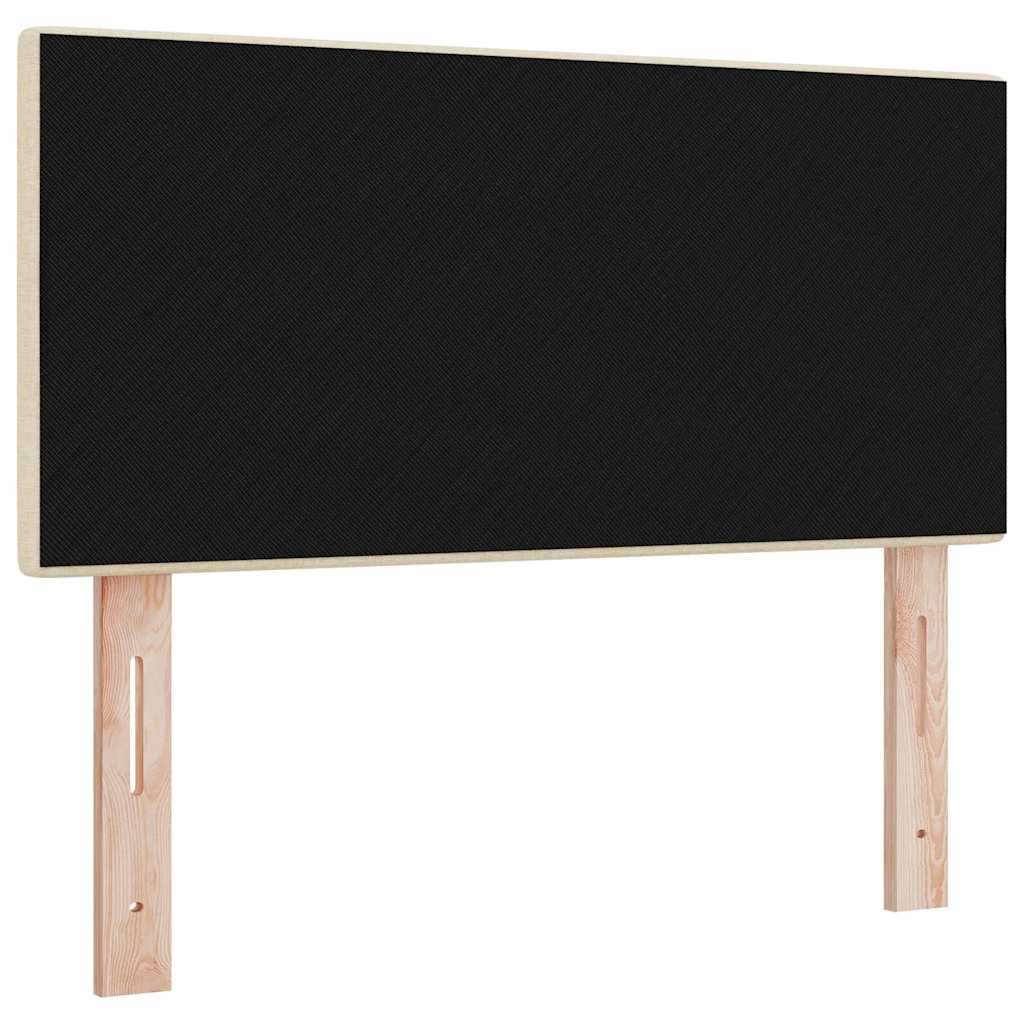 Led Sengegavl Med Led -strimmellys Creme 90 Cm Stof - Billede 8