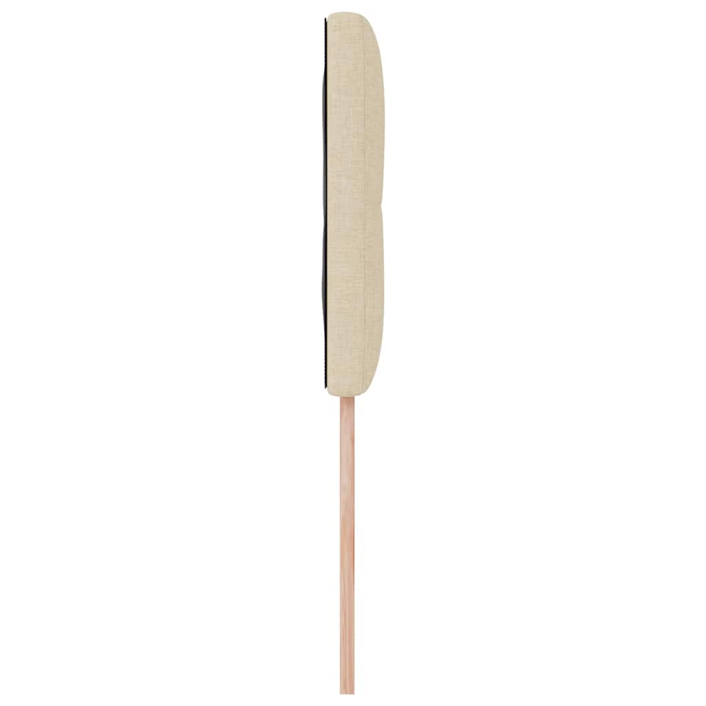 Led Sengegavl Med Led -strimmellys Creme 90 Cm Stof - Billede 7