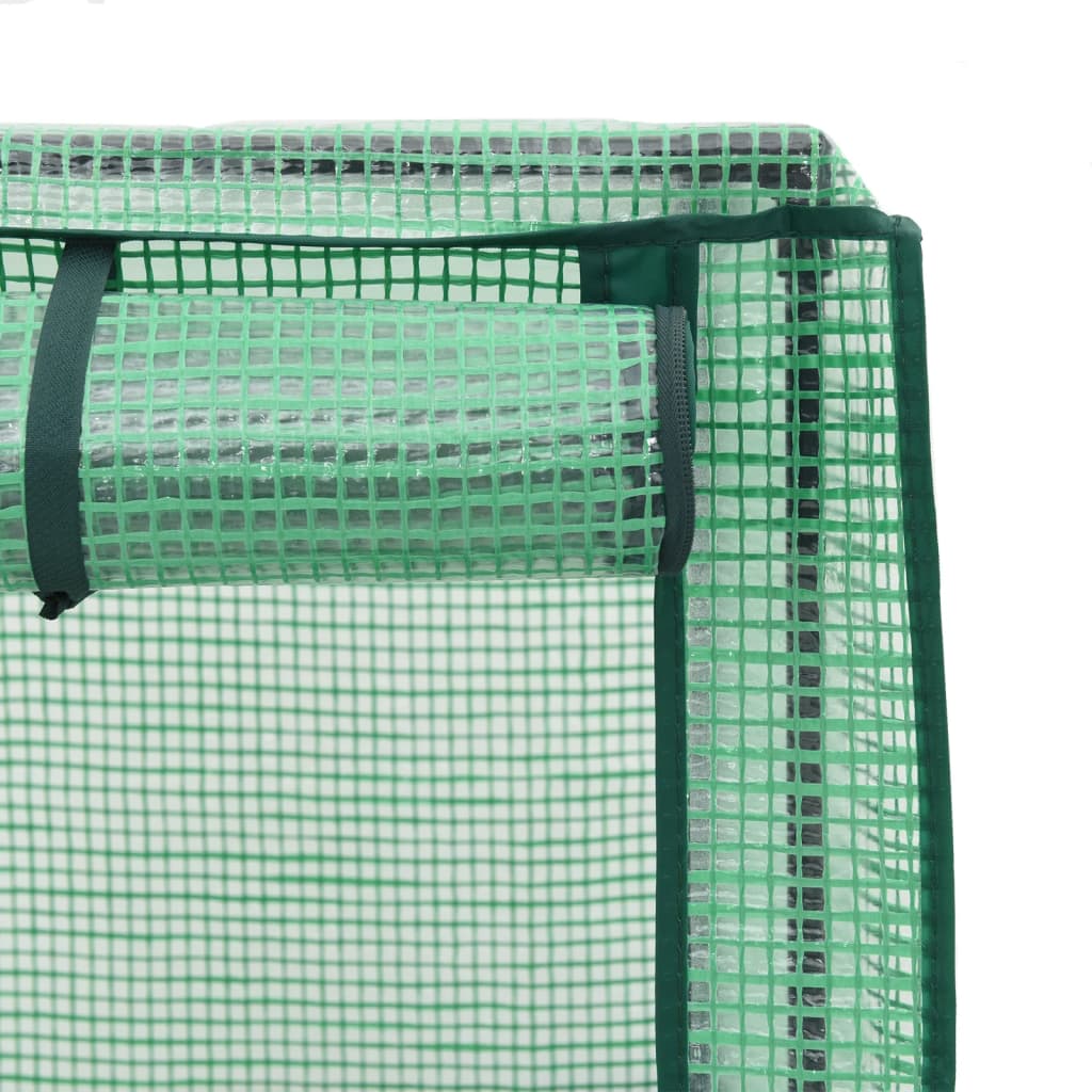 Højbed Med Drivhusovertræk Rattan-Look