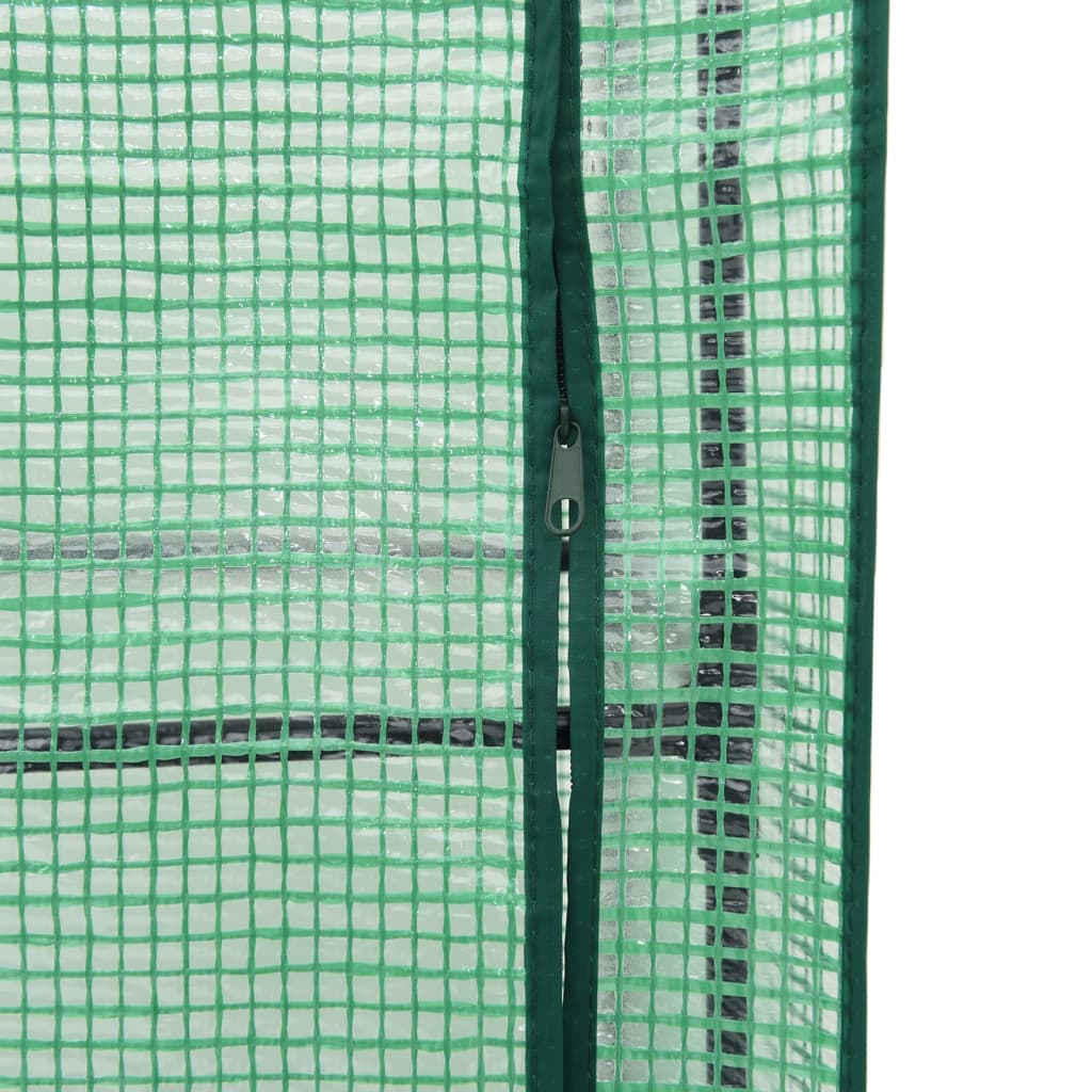 Højbed Med Drivhusovertræk Rattan-Look