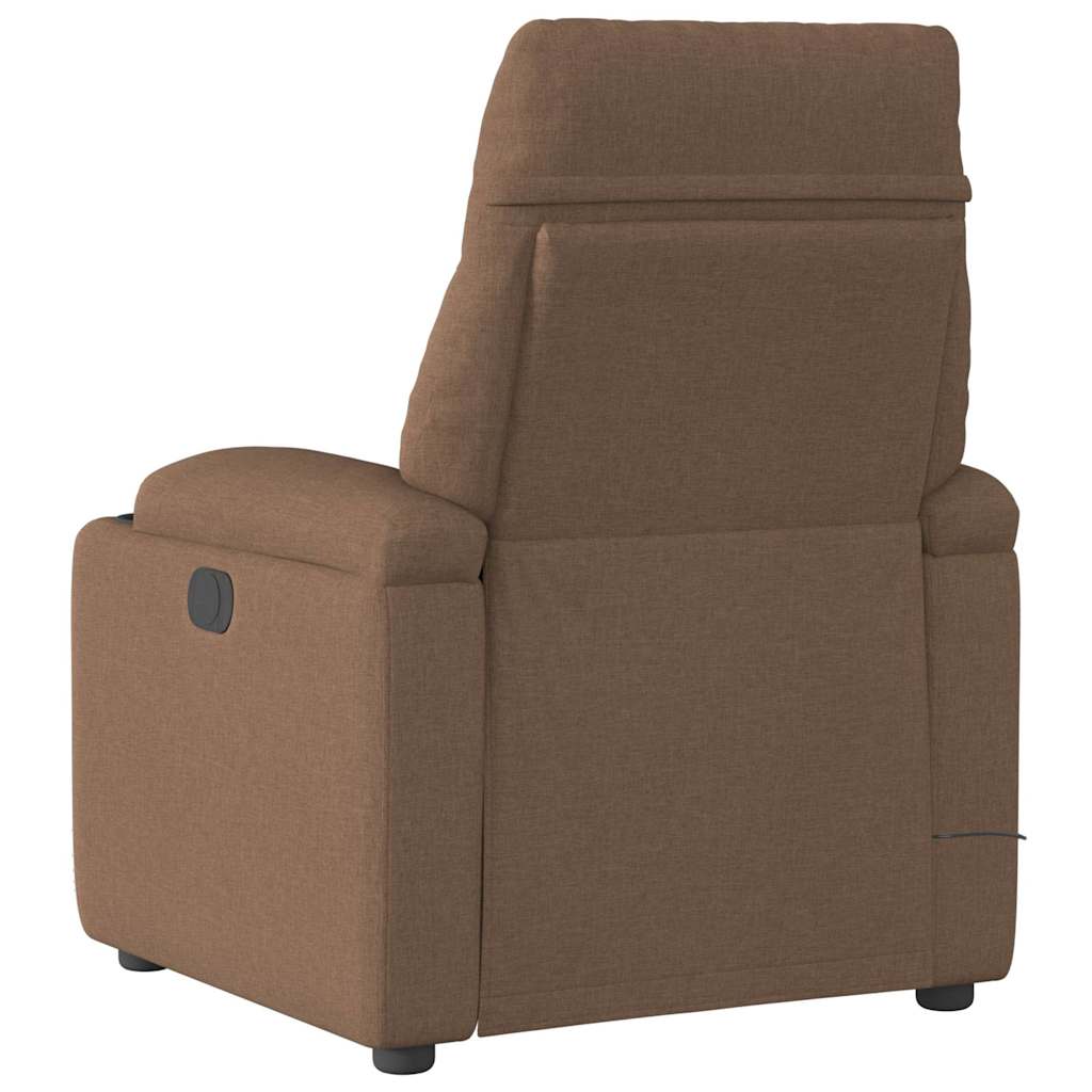 Massagestol Stof Brun