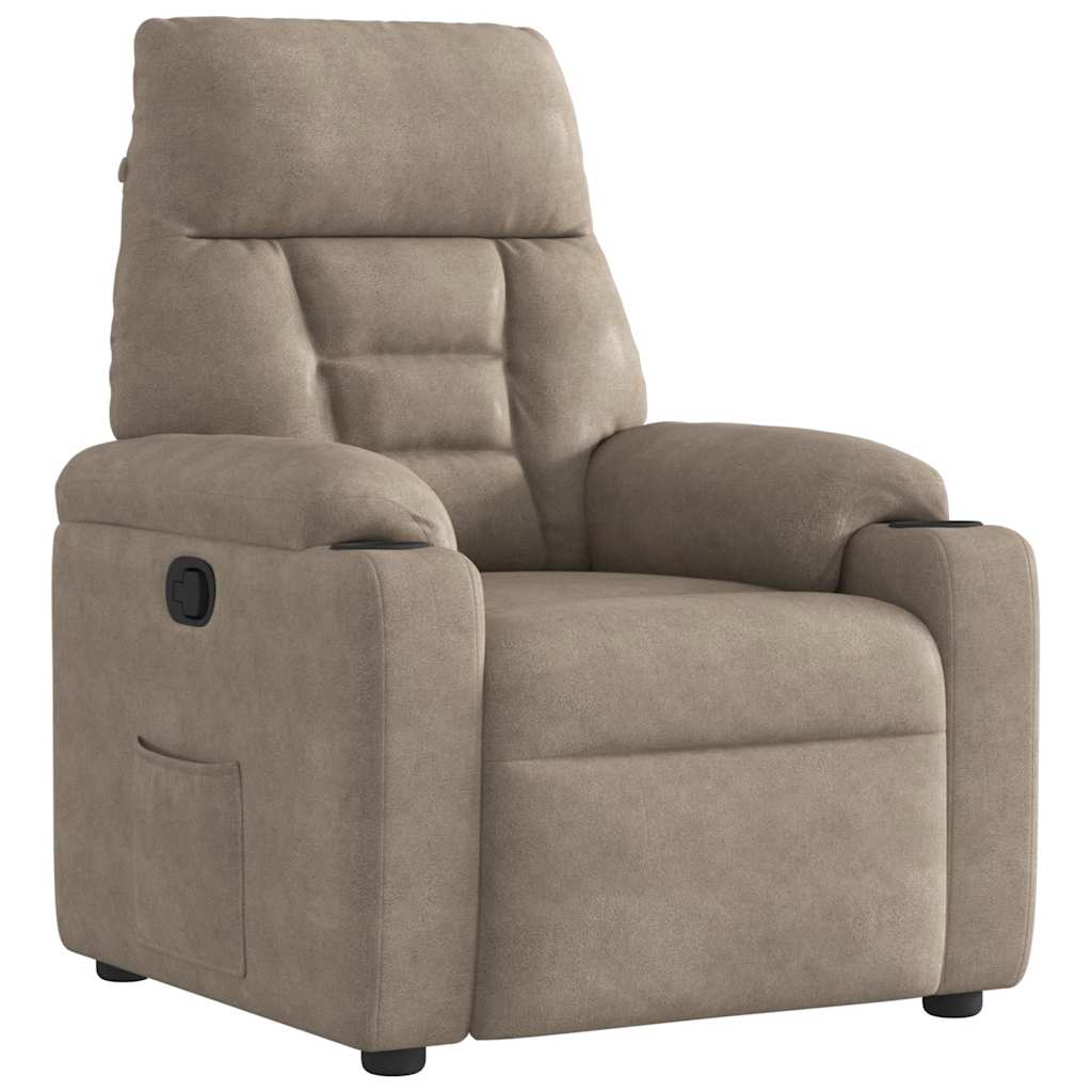 Massagestol Mikrofiberstof Gråbrun