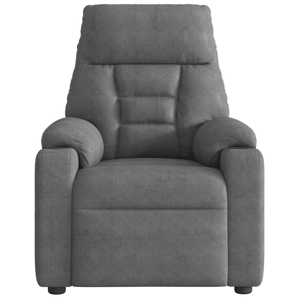 Massagestol Mikrofiberstof Mørkegrå