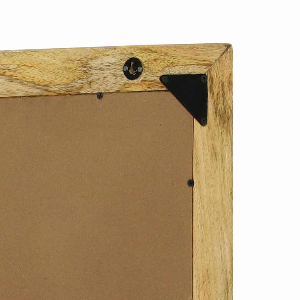 Badeværelsesspejl Brun 50 X 22 X 70 Cm Massivt Groft Mango Træ - Billede 9