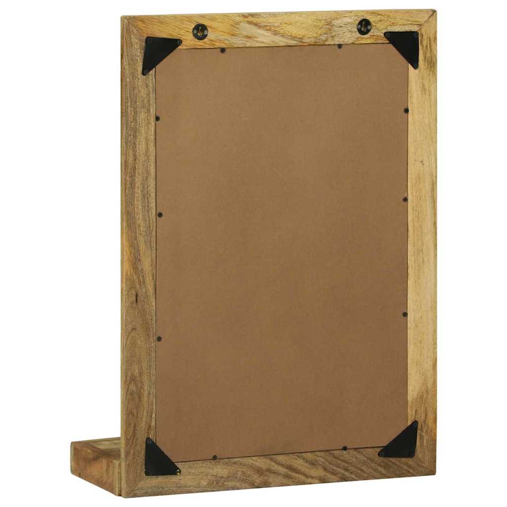 Badeværelsesspejl Brun 50 X 22 X 70 Cm Massivt Groft Mango Træ - Billede 6