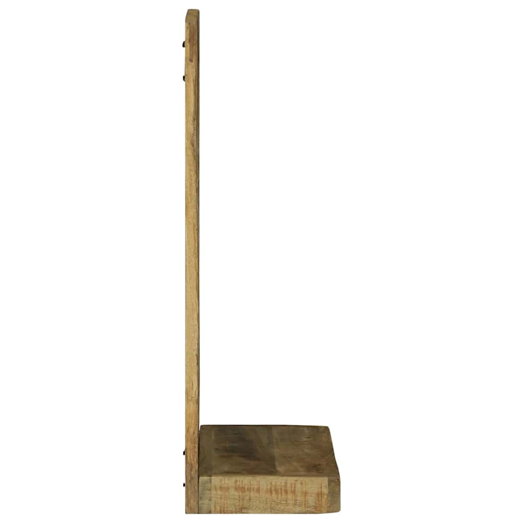 Badeværelsesspejl Brun 50 X 22 X 70 Cm Massivt Groft Mango Træ - Billede 5