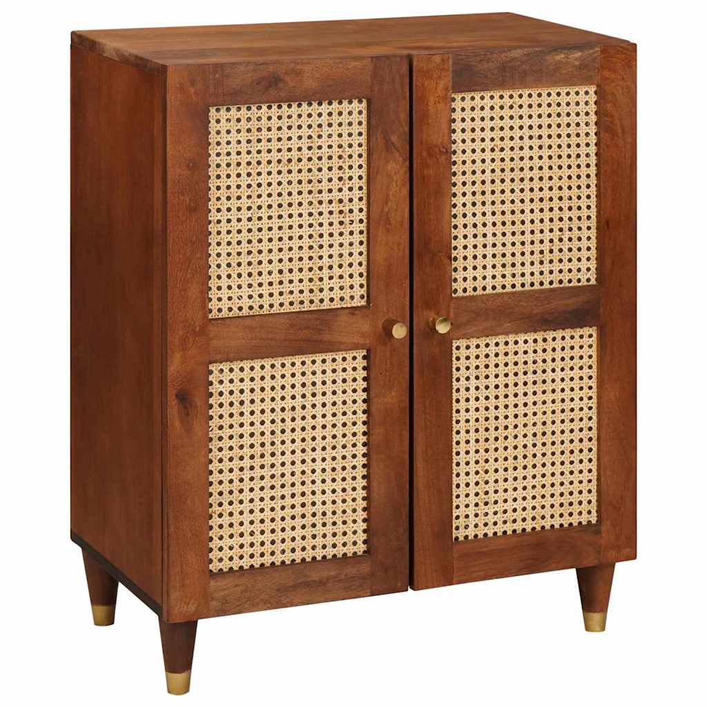Skænk Sæt 3 Pcs Brun 180 X 33 X 75 Cm Massivt Mangotræ - Billede 3