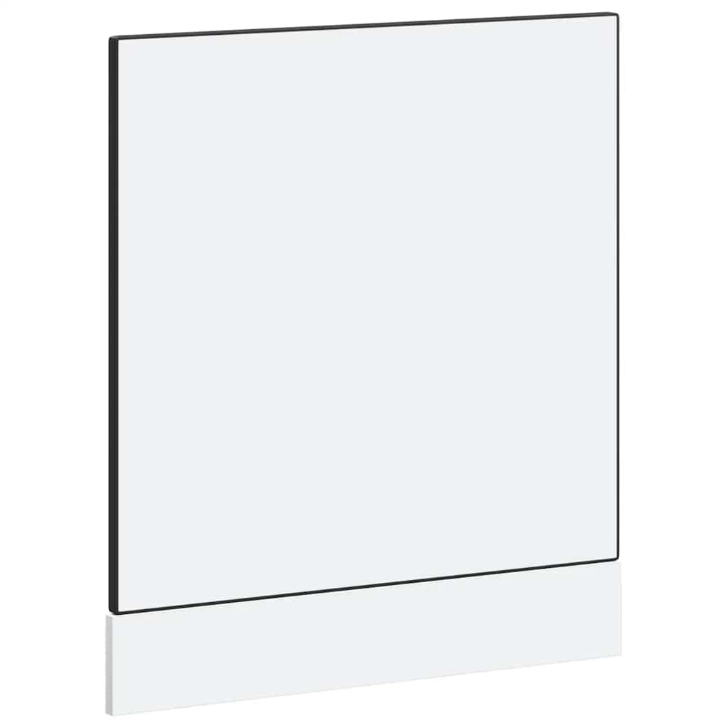 Låge Til Opvaskemaskine Porto 60X1,5X67 Cm Konstrueret Træ Sort