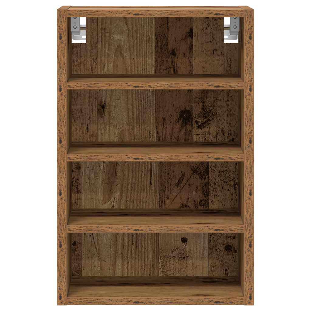 Væghængt 40X29,5X60 Cm Konstrueret Træ Antikt Trælook Gammelt Træ