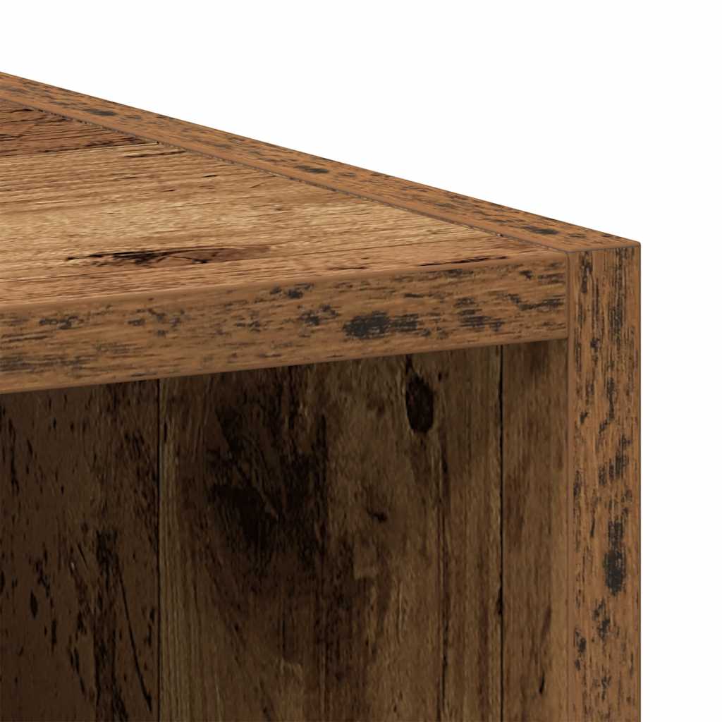 Væghængt 40X29,5X60 Cm Konstrueret Træ Antikt Trælook Gammelt Træ