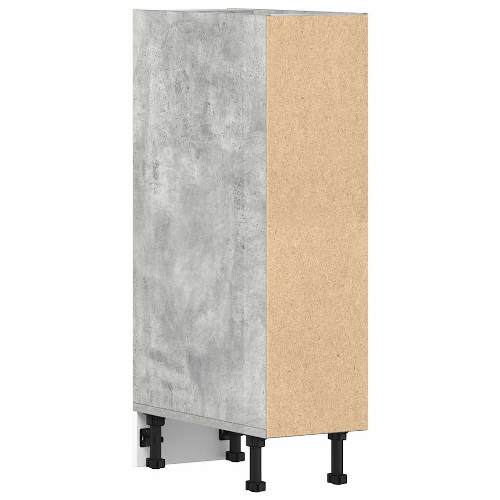 Underskab 20X44,5X81,5 Cm Konstrueret Træ Betongrå