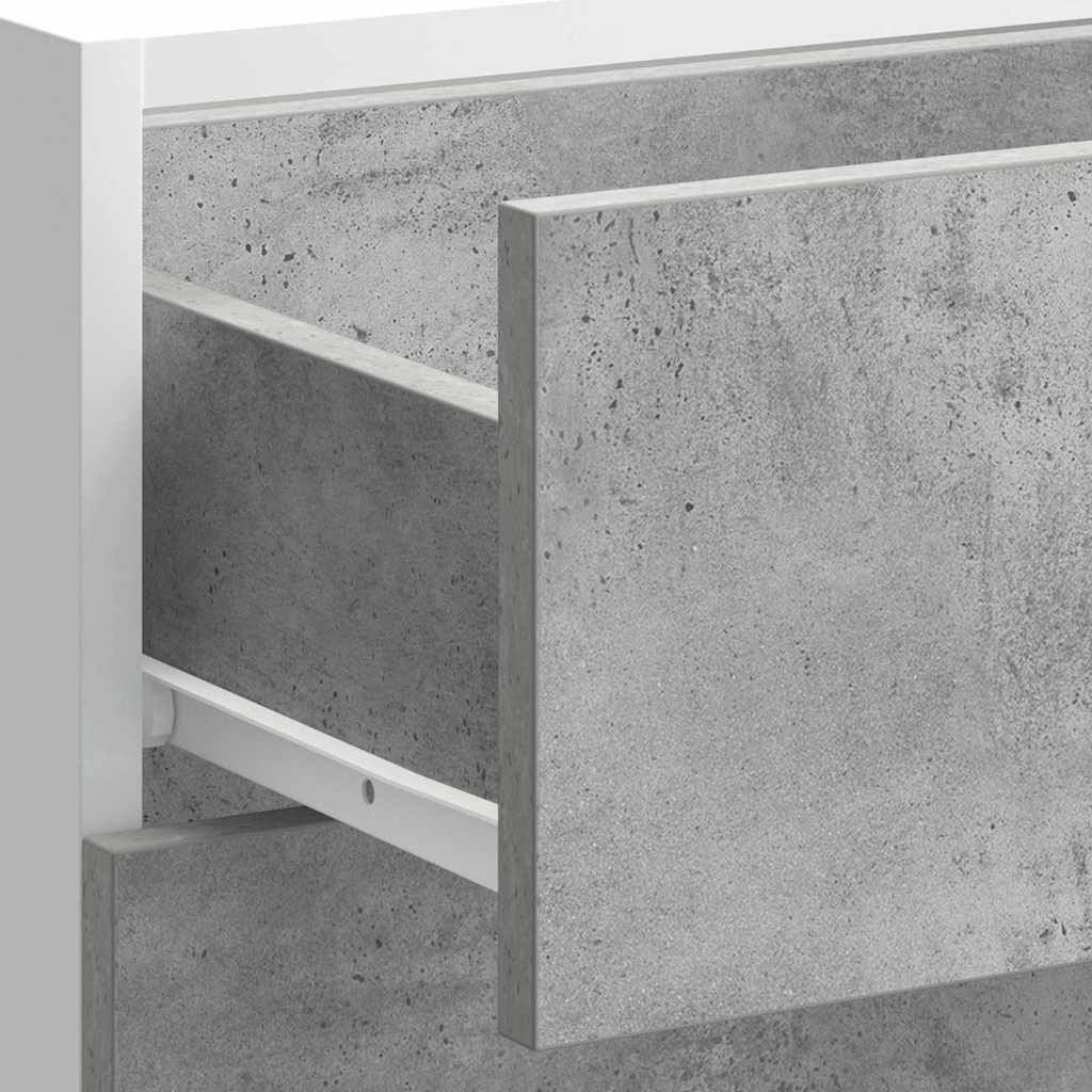 Køkkenunderskab Konstrueret Træ Beton Grå Betongrå