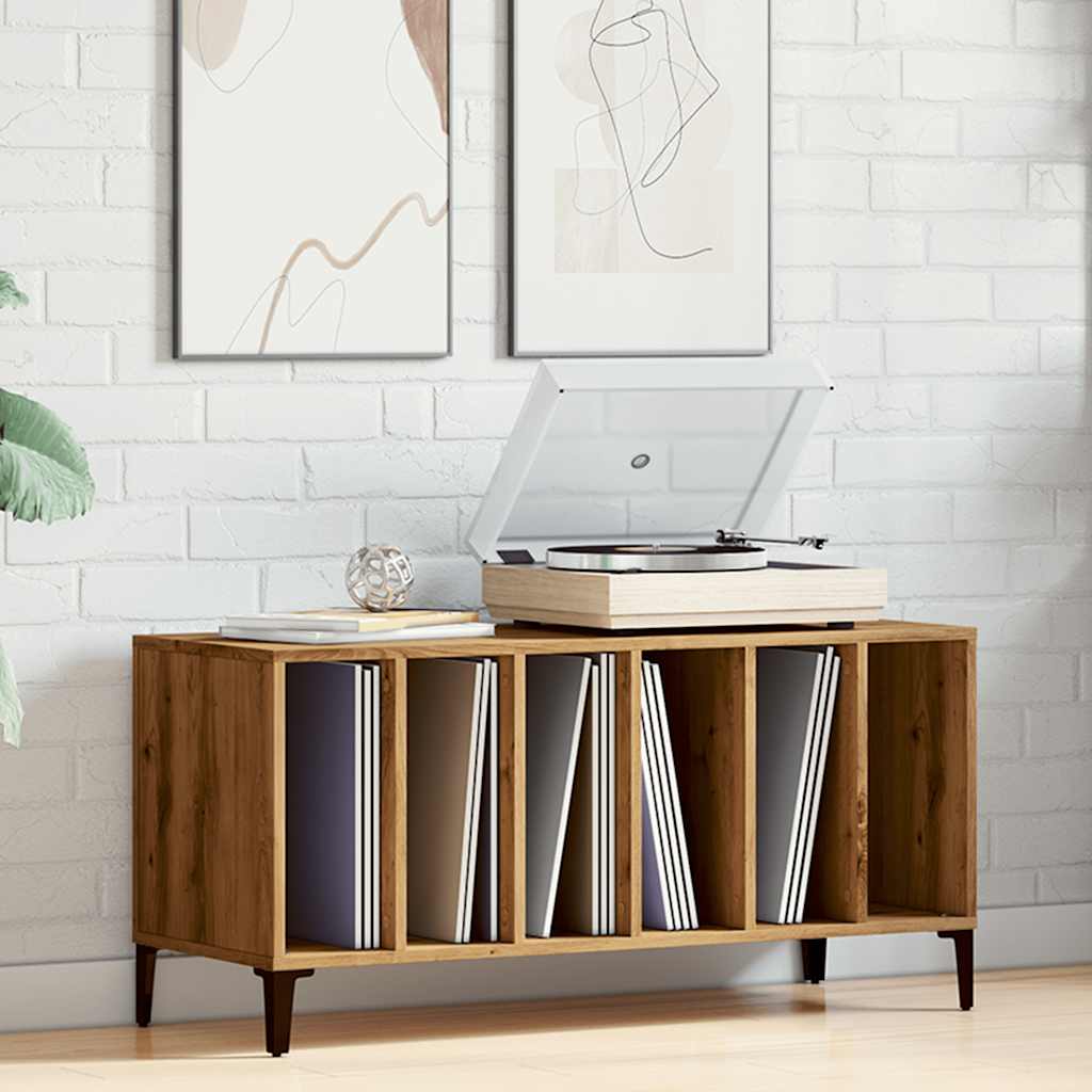 Vinylskab 100X38X48 Cm Konstrueret Træ Kunsteg