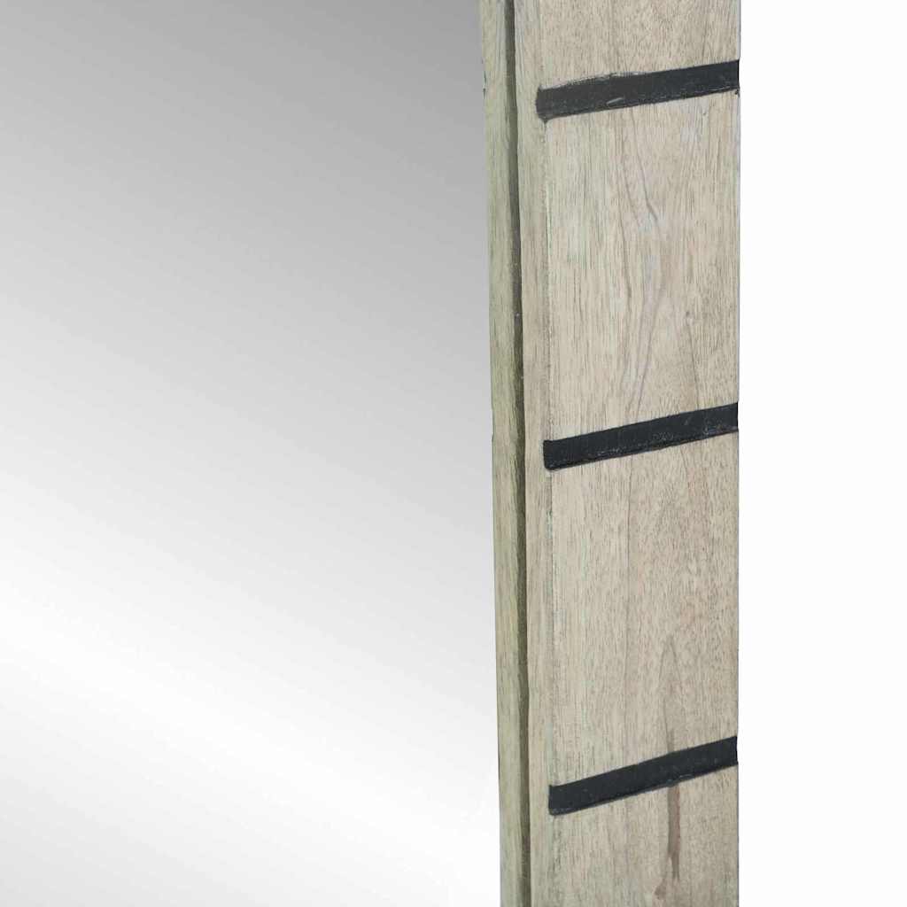 Badeværelsesspejl Brun 50 X 2.5 X 70 Cm Massiv Mango Træ, Glas - Billede 5