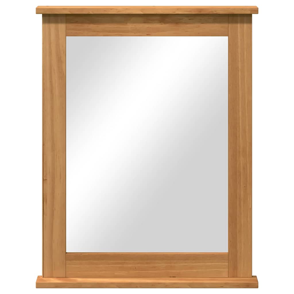 Spejl Vigo Honningfarvet 55,5 X 5 X 70 Cm Massivt Fyrretræ - Billede 4