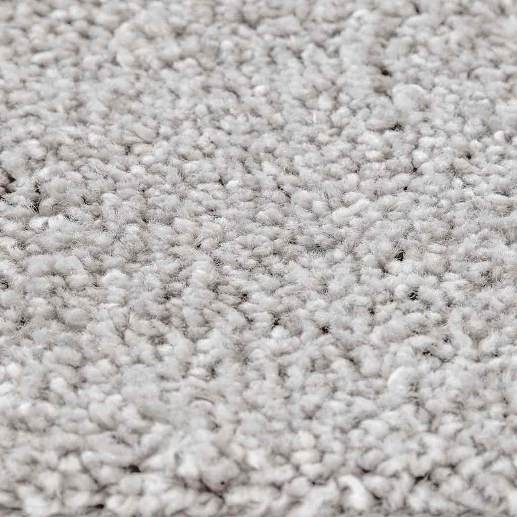 Anti-slip Shaggy Tæppe Grå 200 X 200 Cm Pp - Billede 6